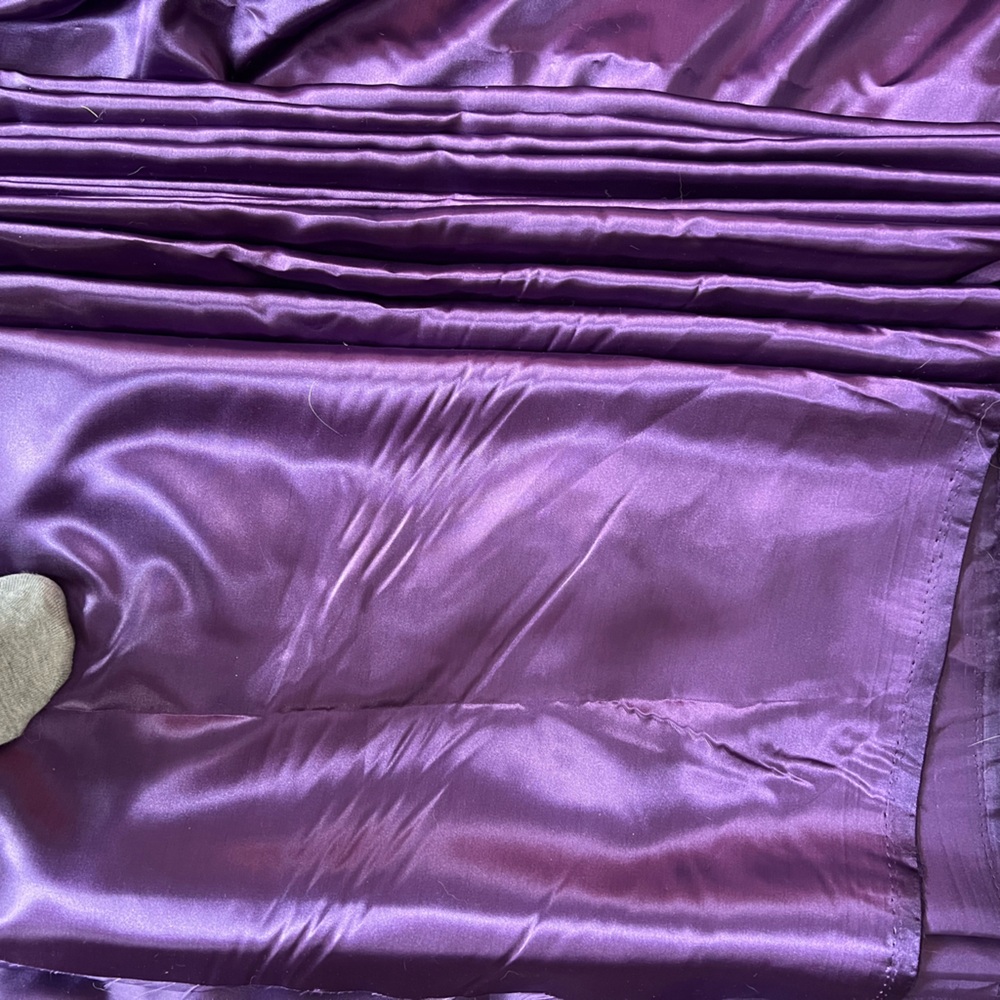 65yds of satin fabric